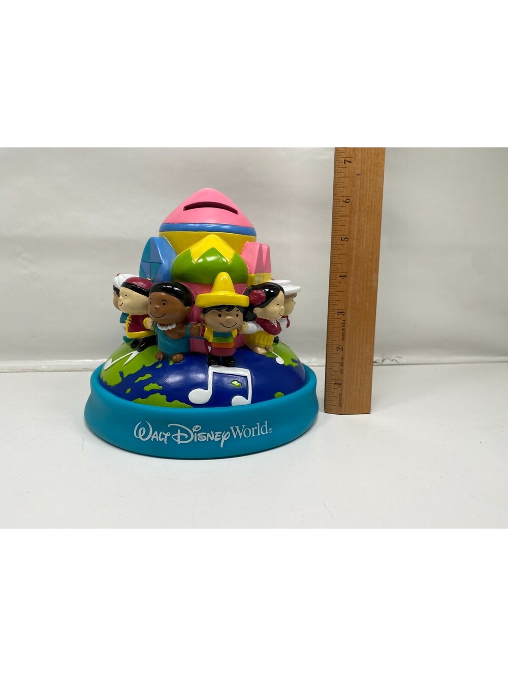 Vintage Walt Disney World Resort It’s A Small World Bank Collectible Toy